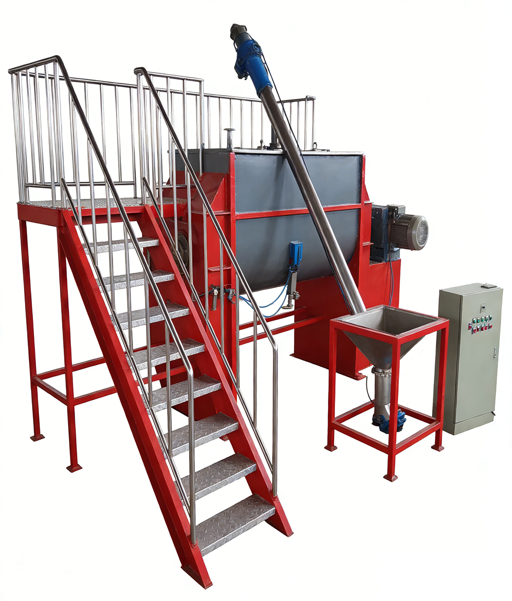 Rotary Batch Ribbon Blender