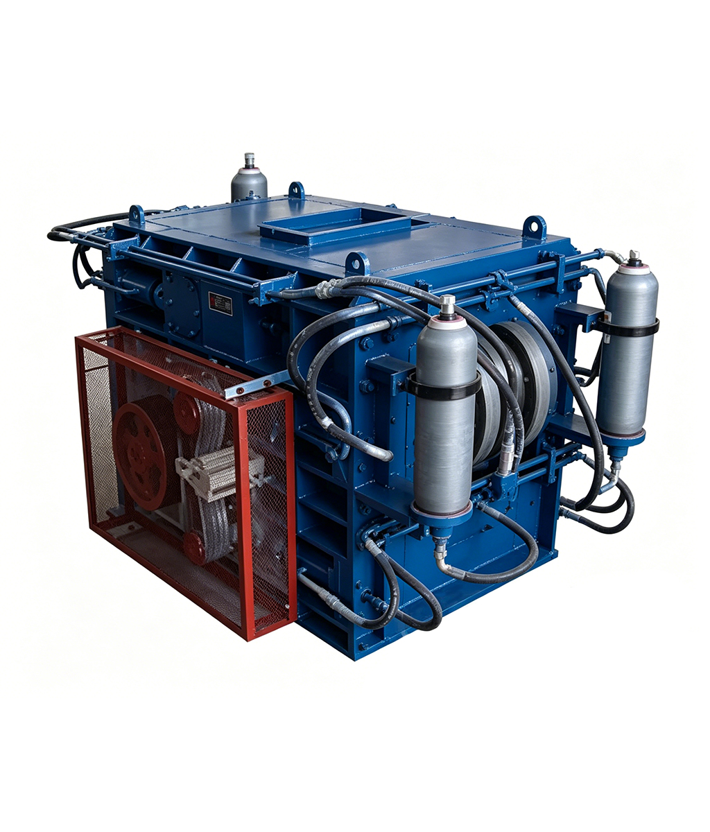 Four-roller three-crushing crusher