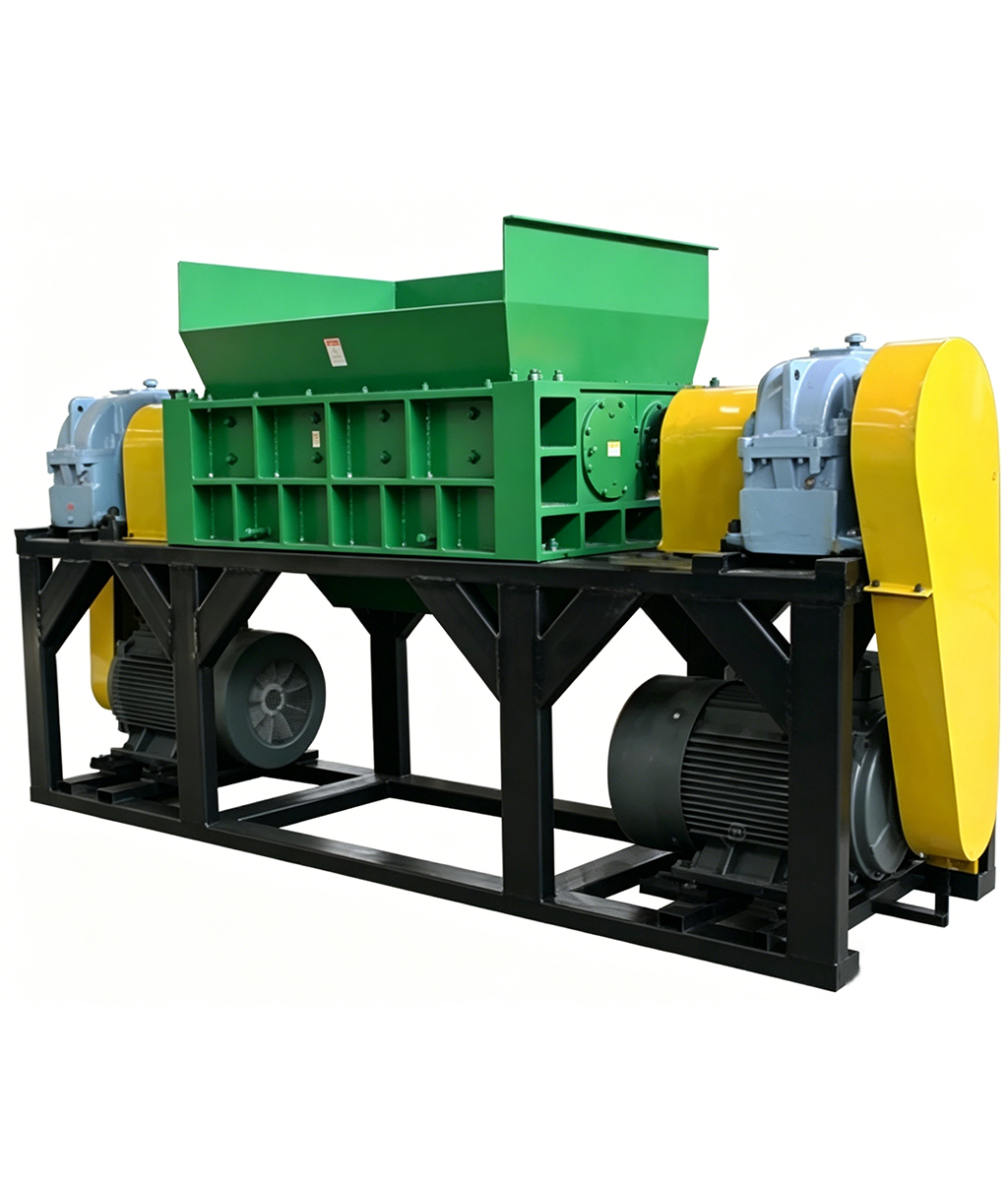 Twin shaft shredder